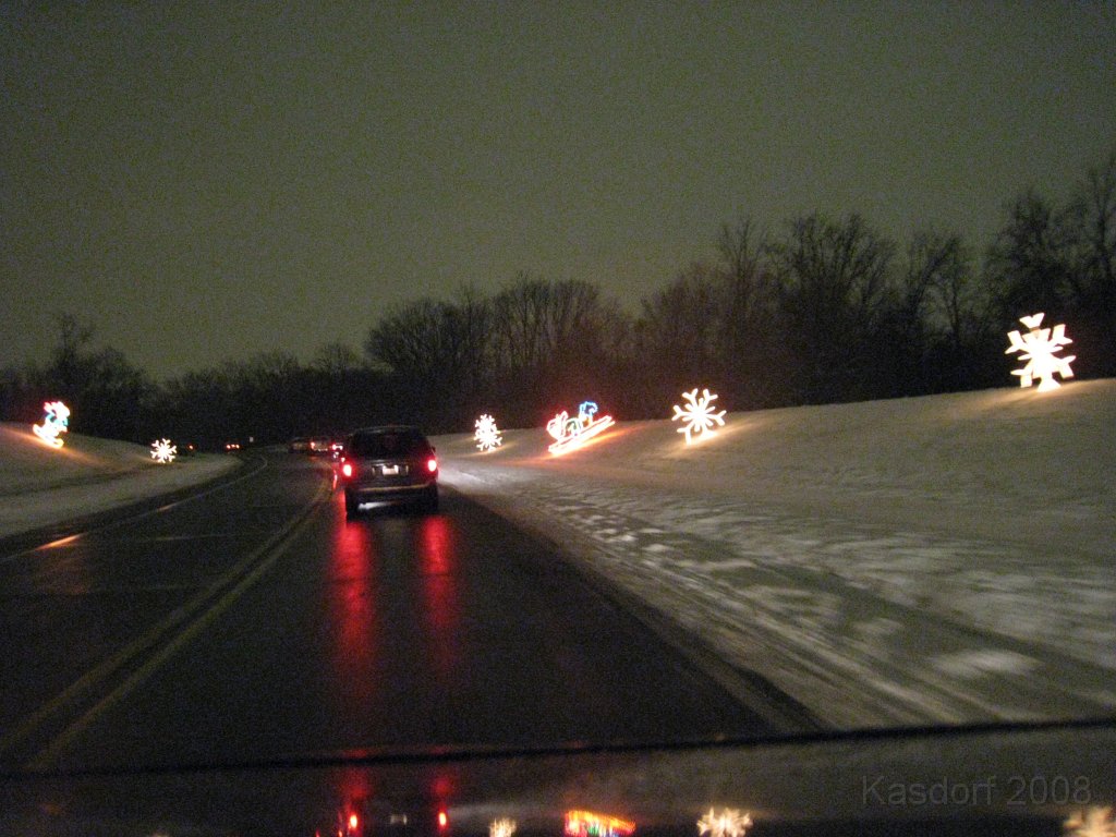 Christmas Lights Hines Drive 2008 030.jpg - The 2008 Wayne County Hines Drive Christmas Light Display. 4.5 miles of Christmas Light Displays and lots of animation!